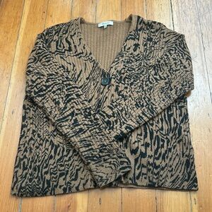 Madewell Animal Print Cardigan